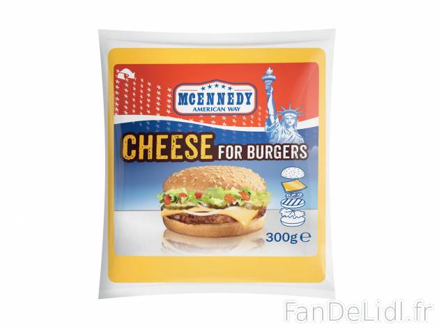 Fromage pour burger , le prix 1.29 € 
- 29 % Mat. Gr. sur produit fini
Caractéristiques

- ...