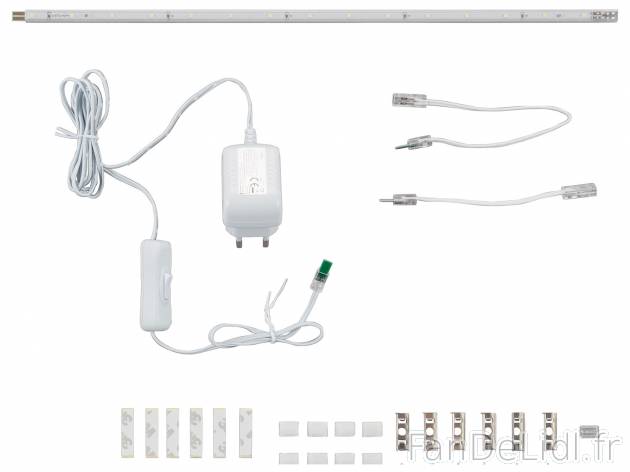 Réglettes lumineuses à LED , le prix 9.99 € 
- Matériel de montage et clips ...