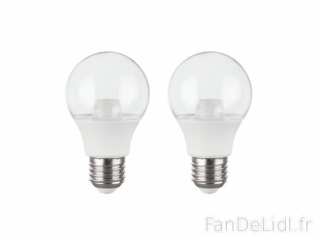 Ampoules LED , le prix 2.99 € 
- Au choix : E27, 10 W, 806 lm ou E27, 6W, 420 ...