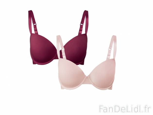 Soutiens-gorge à armatures , le prix 7.99 € 
- Ex. dessus 95 % coton et 5 % ...