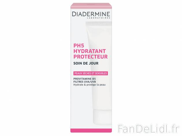 Diadermine hydratant soin de jour , le prix 1.99 € 
- Au choix : protecteur PH5 ...