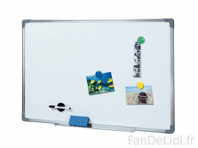 Tableau blanc , prezzo 16.99 € per L&apos;unité 
- Magnétique 
- Surface ...
