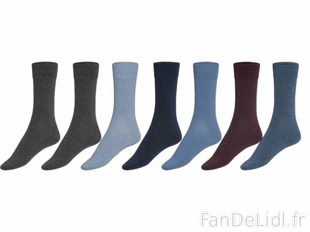 Chaussettes femme , le prix 5.99 € 
- Ex. 81 % coton, 18 % polyamide et 1 % élasthanne ...