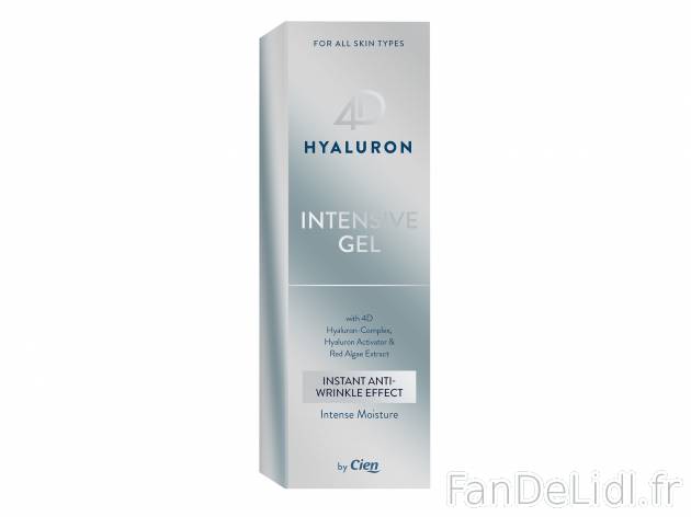 Gel hydratation intense , le prix 4.99 €