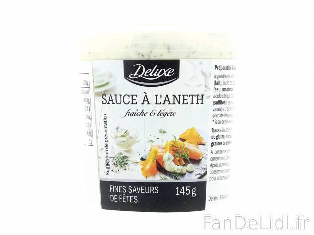 Sauce à laneth en vente , le prix 1.69 € 

Caractéristiques

- Transformé ...