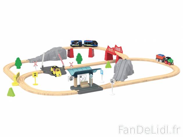 set de chemin de fer en bois , le prix 19.99 € 
- Au choix : set de chemin de ...