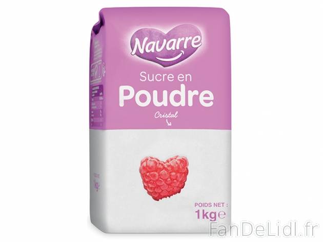 Sucre en poudre , prezzo 0.85 € per Le paquet de 1 kg 
- Toute l&apos;année ...