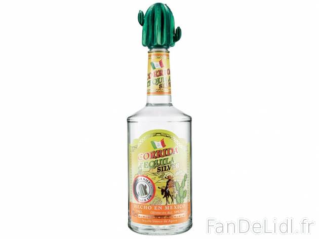 Tequila Silver , prezzo 9.99 € per 70 cl, 1 L = 14,27 € EUR. 
- 38 % Vol. 
- ...