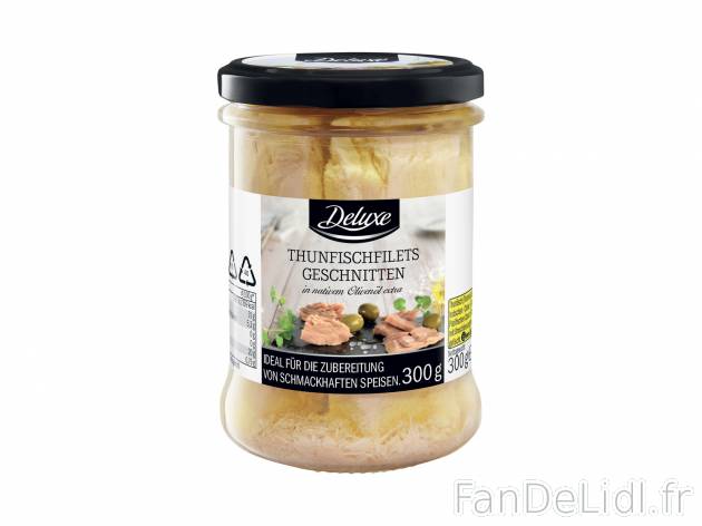 Thon à l’huile d’olive , le prix 4.79 €