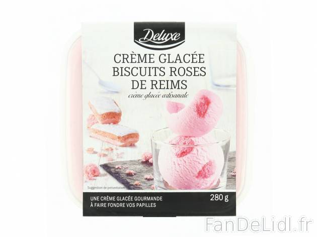 Crème glacée artisanale , le prix 2.49 € 
- Au choix : pruneaux à l’Armagnac, biscuits ...