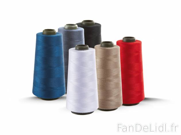Fil pour surjeteuse en vente , le prix 1.49 € 
- Ex. 100 % polyester
- Fil double
- ...