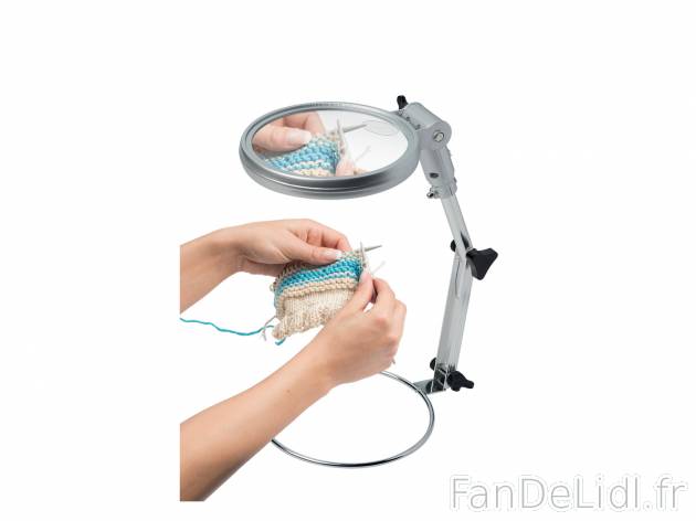Loupe de couture ou tricot à LED en vente , le prix 5.99 € 
- Piles incluses
- ...