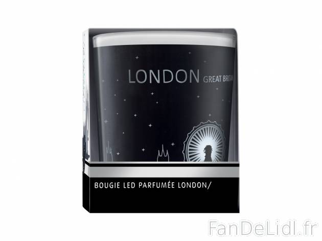 Bougie parfumée en verre avec éclairage LED , le prix 4.29 € 
- Au choix : ...