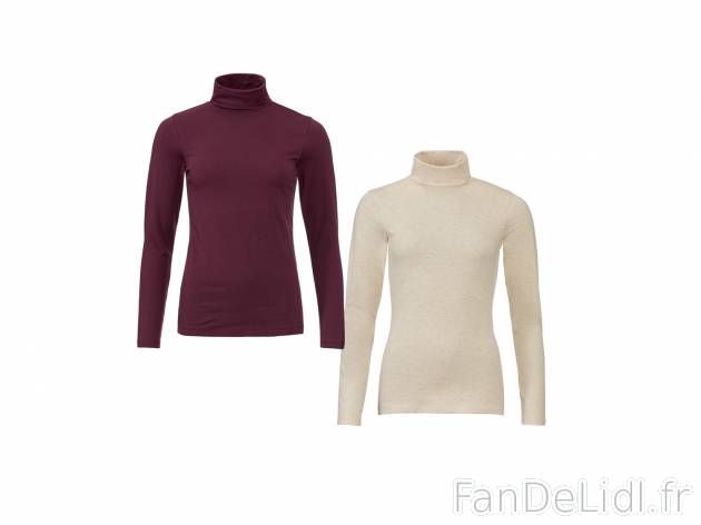 Sous-pulls à col roulé en vente , le prix 7.99 € 
- Du S au XL selon modèle. ...