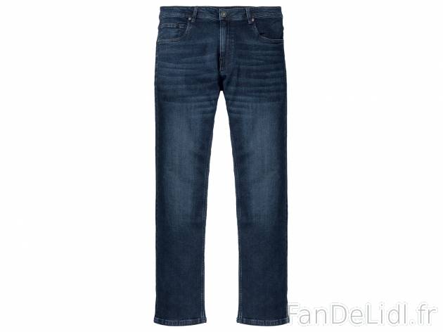 Jean homme en coton bio en vente , le prix 11.99 € 
- Du 38 au 46 selon modèle. ...