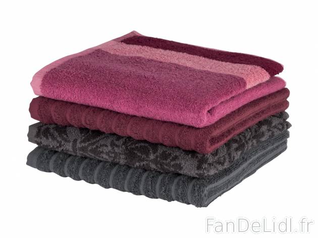 Serviettes en vente , le prix 4.99 € 
- 100 % coton
- Le lot de 2 serviettes ...