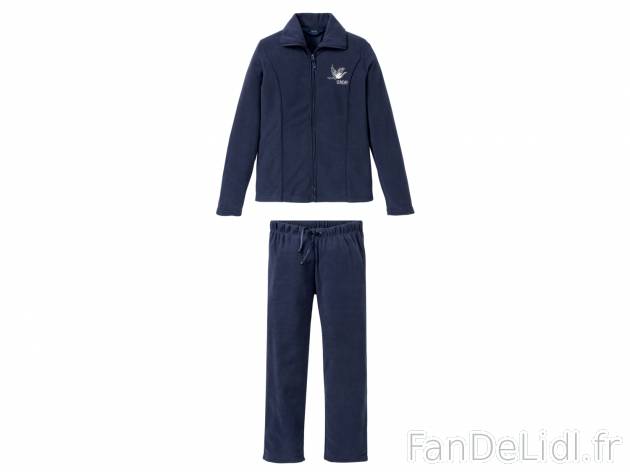 Ensemble détente en polaire femme , le prix 11.99 € 
- Ensemble détente en ...