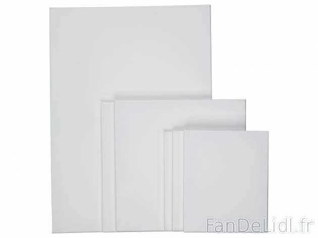 Toile à peindre en vente , le prix 4.99 € 
- Lot de 3 : Env. 25 x 30 cm
- ...