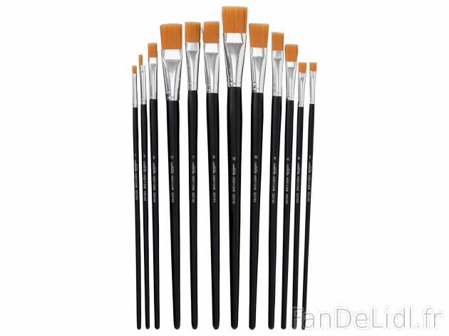 Set de pinceaux en vente , le prix 4.49 € 
- Set de 12
- Manche en bois de bouleau
- ...
