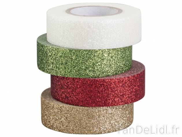 Set créatif à paillettes en vente , le prix 3.99 € 
- Lot de 4 rubans adhésifs ...