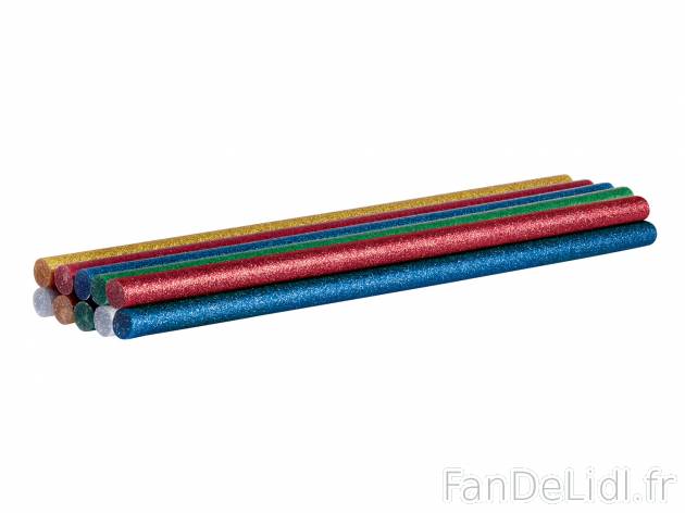 Bâtons de colle à chaud en vente , le prix 2.99 € 
- A paillettes : lot de ...