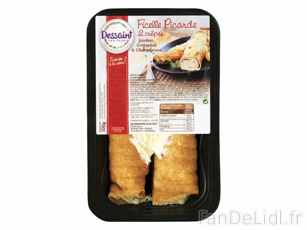 2 ficelles picardes , prezzo 2.49 € per 300 g, 1 kg = 8,30 € EUR. 
- Spécialité ...