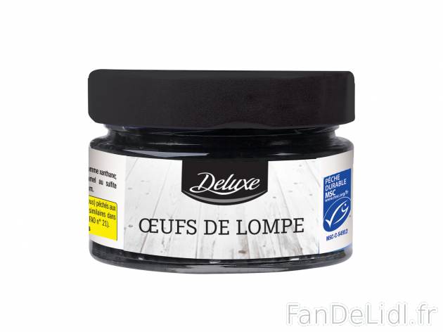 Œufs de lompe , le prix 2.19 &#8364; 

Caractéristiques

- Rayon frais
- Transformé ...
