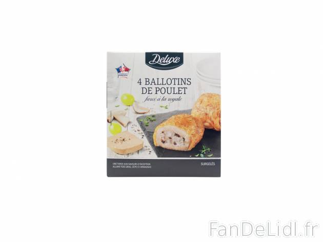 Ballotins de poulet farce à la royale , le prix 7.99 &#8364; 
- In&eacute;dit ...