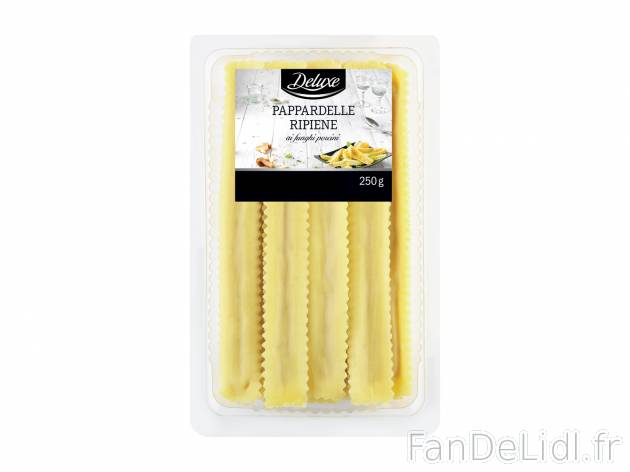Pappardelle farcies aux cèpes , le prix 1.99 &#8364; 

Caractéristiques

- ...