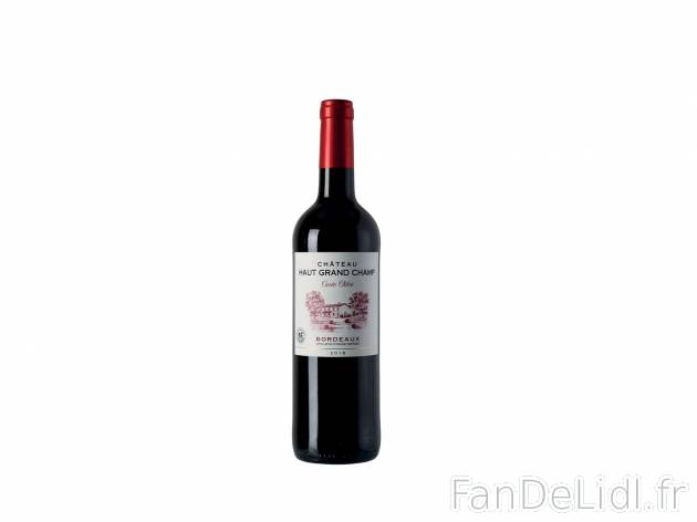 Bordeaux Château Haut Grand Champ Cuvée Chloé 2018 AOP , le prix 2.89 &#8364;