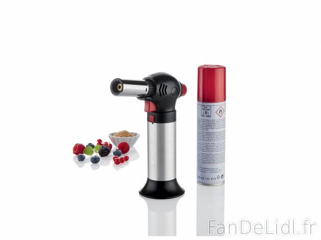 Chalumeau à pâtisserie , le prix 11.99 &#8364; 
- Pour caram&eacute;liser, ...