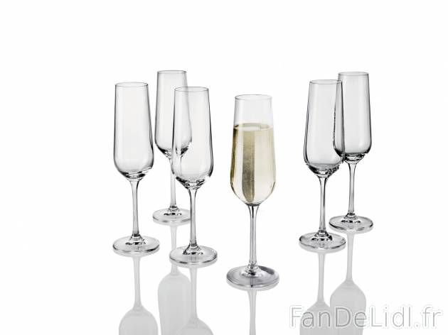 Flûtes à champagne ou verres à vin , le prix 6.99 &#8364; 
- Ernesto&reg;&nbsp;
- ...