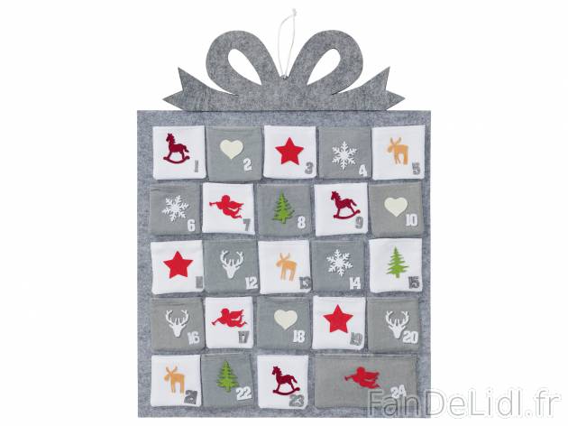 Calendrier de l’Avent , le prix 5.99 &#8364; 
- &Agrave; remplir soi-m&ecirc;me
- ...