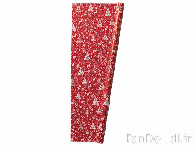 Papier cadeau , le prix 0.99 &#8364; 
- Env. 0,7 x 5 m
- Env. 80 g/m&sup2;
Caractéristiques

- ...