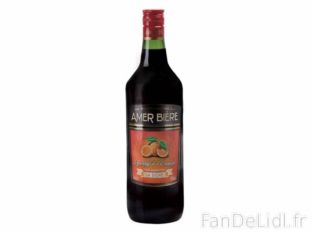 Amer bière , prezzo 4.99 € per La bouteille de 1 L 
-      15 % Vol.