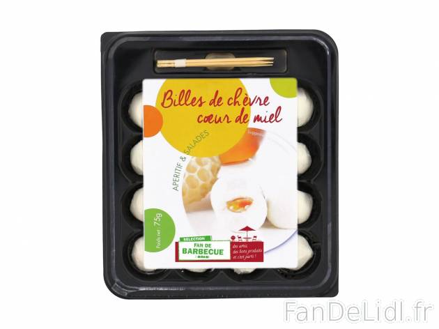 Billes de chèvre fourrées1 , prezzo 1.79 &#8364; per 75 g au choix 
- Au choix ...