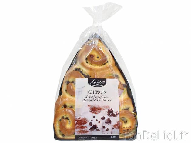 Chinois sapin aux pépites de chocolat , le prix 2.39 €