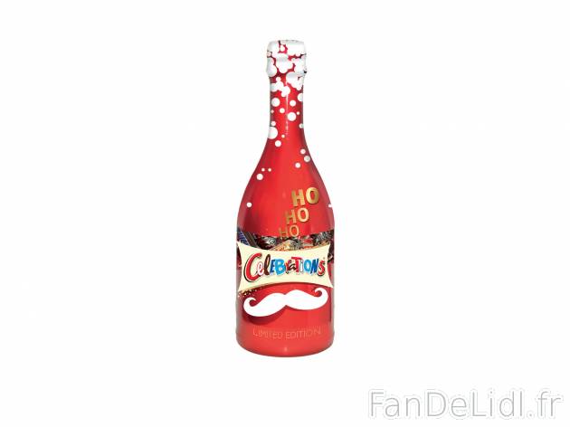 Celebrations bouteille , le prix 4.04 € 
- La bouteille de 312 g : 5,39 € (1 ...