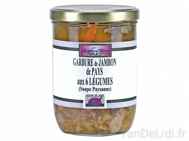 Garbure de jambon de pays aux 6 légumes , prezzo 3.49 € per 760 g, 1 kg = 4,59 ...