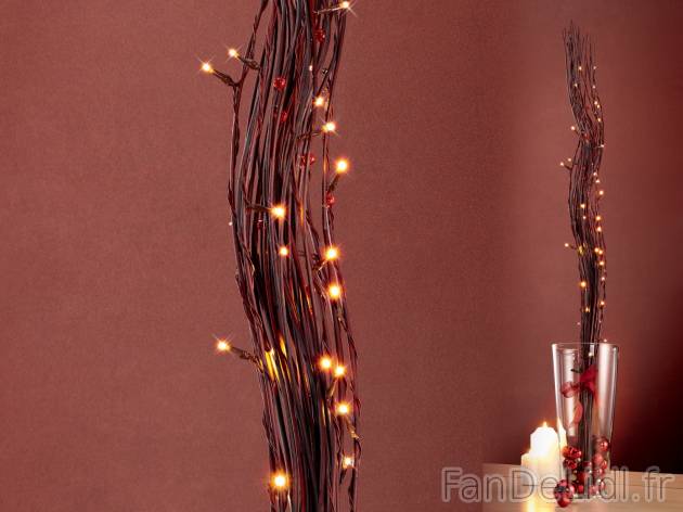 Branches lumineuses à LED , le prix 8.99 € 
- 30 branches en osier véritable
- ...