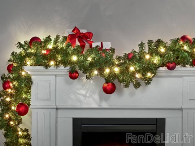 Guirlande LED branches de sapin , le prix 14.99 € 
- Usage intérieur et extérieur
- ...