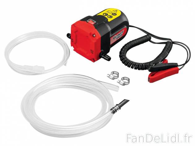 Pompe à huile 12 V chez Lidl , prezzo 13.99 EUR 
Pompe à huile 12 V 
- Fonctionne ...