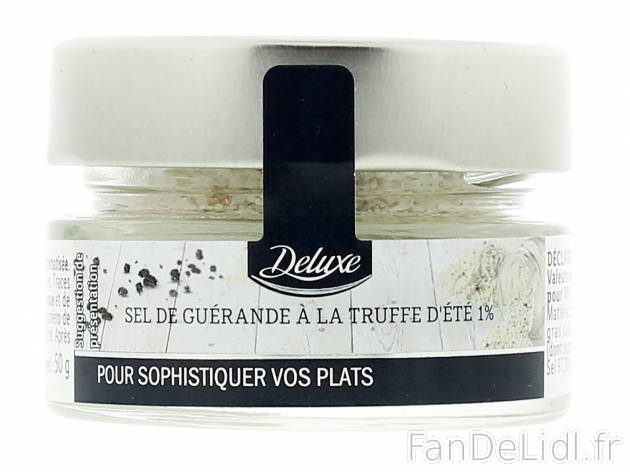 Sel à la truffe , le prix 4.29 &#8364; 
- In&eacute;dit chez Lidl
- 1 % ...