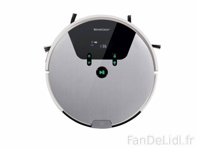 Aspirateur robot Silvercrest , le prix 179.00 € 
- Nouveau ! Compatible avec ...