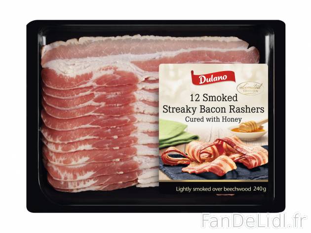 Poitrine de porc fumée au miel , le prix 2.39 € 
- En tranches
Caractéristiques

- ...