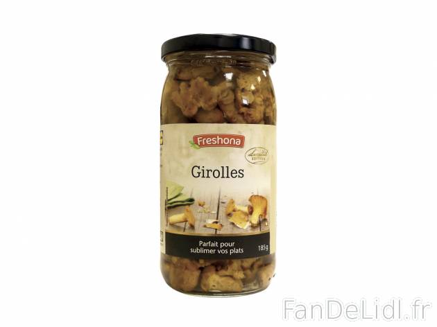 Girolles , le prix 3.39 €