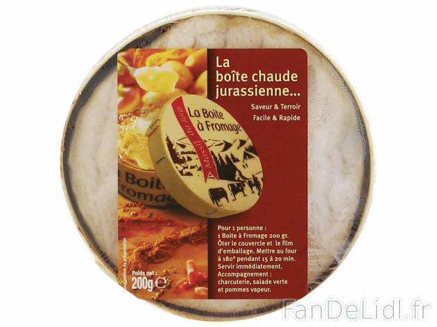 La boîte à fromage , le prix 2.69 &#8364; 
- A d&eacute;guster chaud
- ...