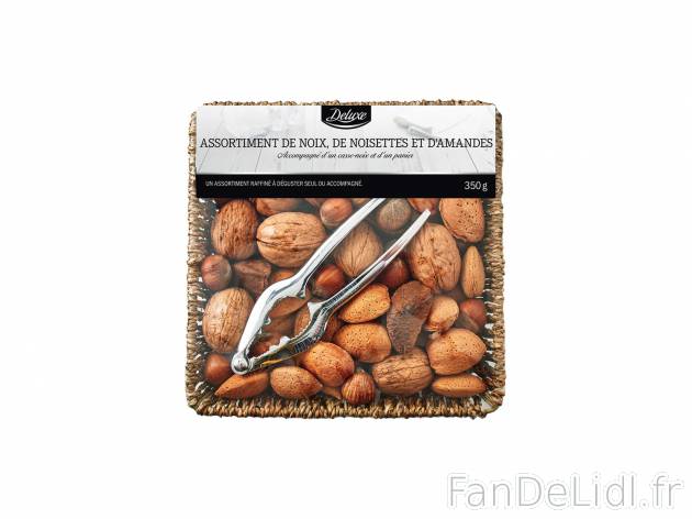 Assortiment de noix, noisettes et amandes chez , le prix 4.69 &#8364; 
- Cassenoix ...