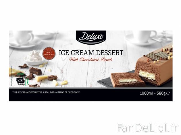 Bûche glacée au chocolat , le prix 3.39 &#8364;  

Caractéristiques

- surgelées