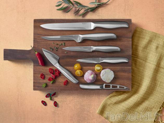Couteau de cuisine en acier inoxydable , le prix 4.99 € 
- Au choix : couteau ...